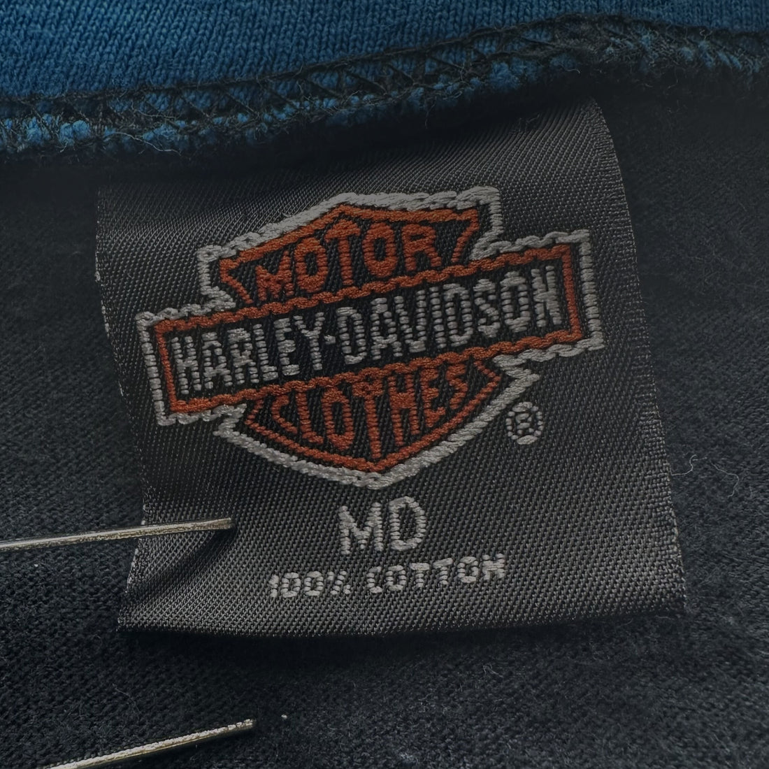 SPITZIES HARLEY-DAVIDSON ALBANY NY PEACOCK FEATHER M HARLEY-DAVIDSON ネックタグ MD