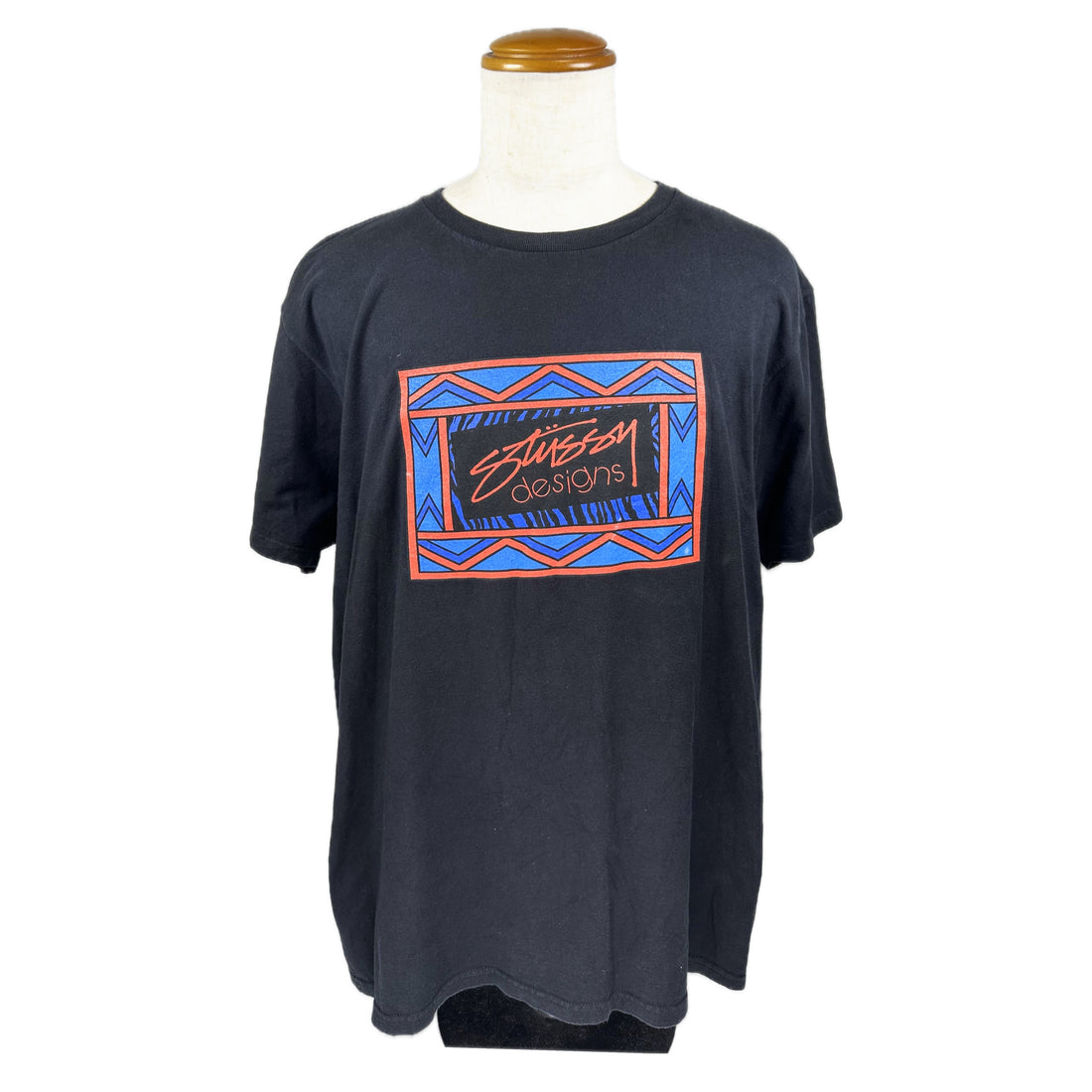 STUSSY DESIGNS SS LINK NO.4 L 正面 Stussy designs ボックスロゴ