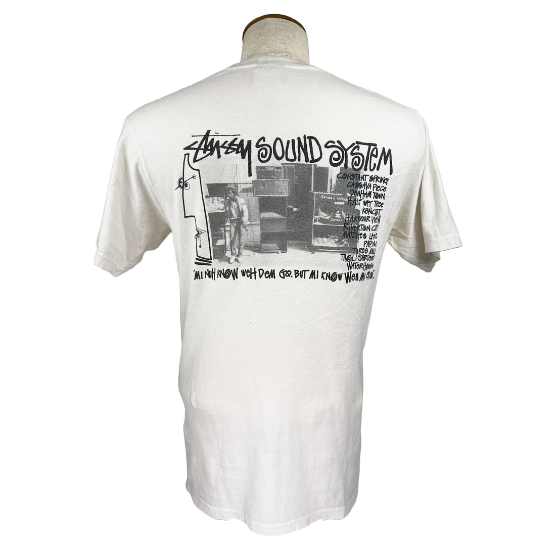 STUSSY SOUND SYSTEM PHOTO S 背面 Sound System プリント