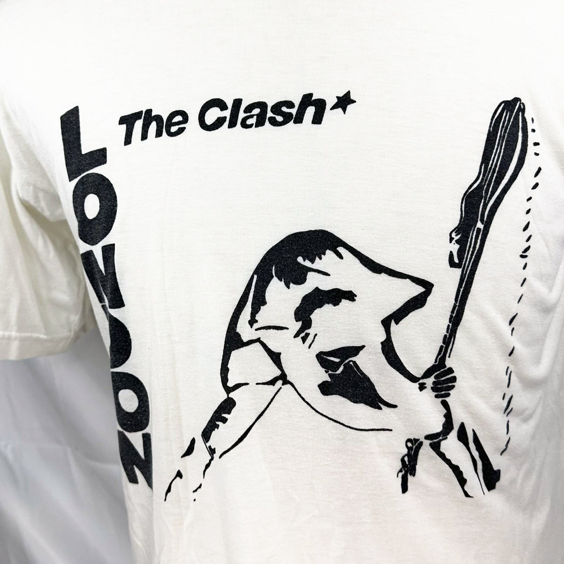 THE CLASH LONDON CALLING MOCK NECK M プリント アップ