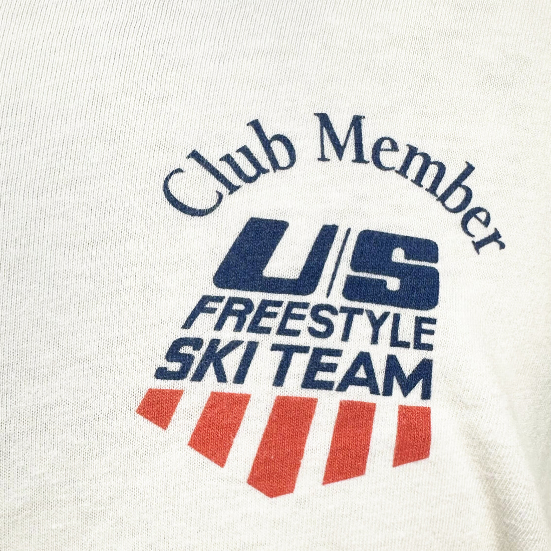 US FREESTYLE SKI TEAM CLUB MEMBER XL 胸ロゴ アップ