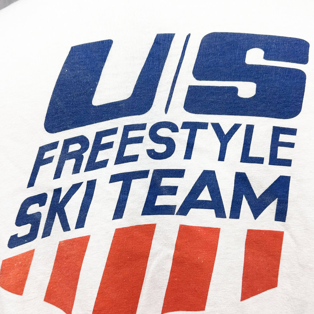 US FREESTYLE SKI TEAM CLUB MEMBER XL 背面ロゴ アップ