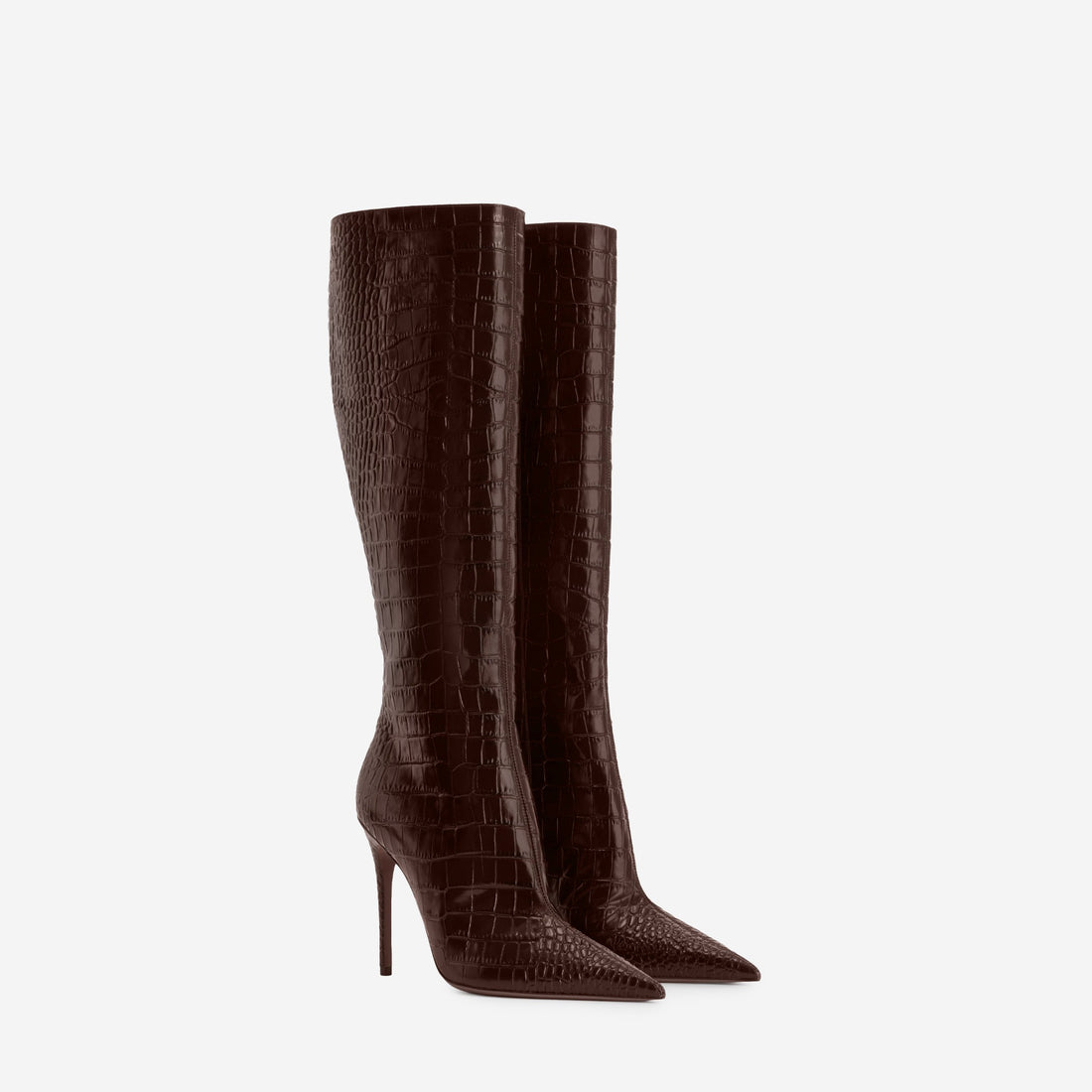 Ebony croco Vera 105 Boot