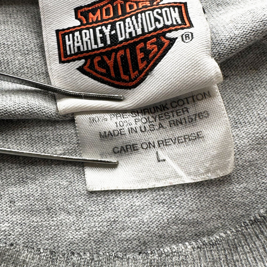 VALLEY FORGE HARLEY-DAVIDSON GEORGE WASHINGTON L HARLEY-DAVIDSON ネックタグ L