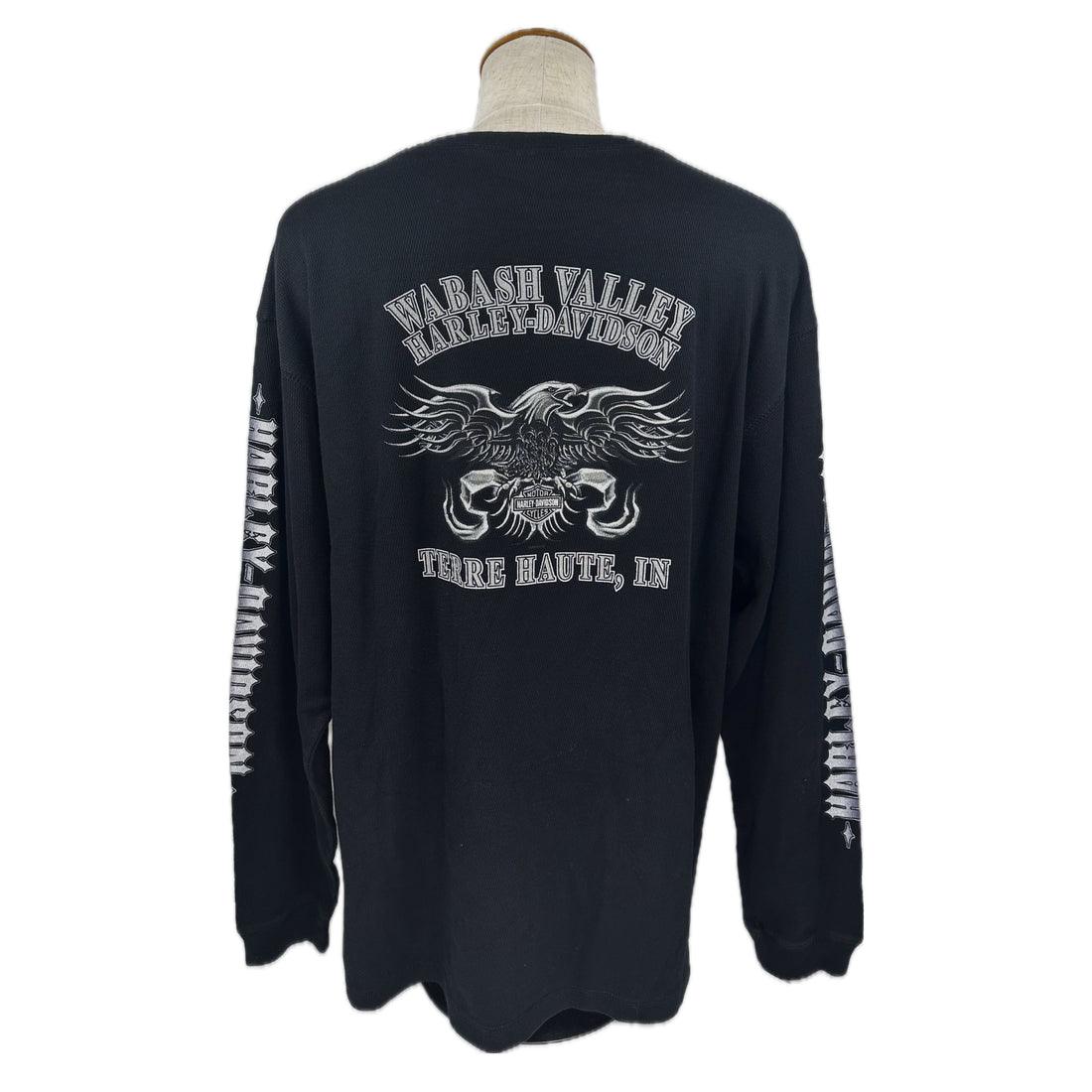 WABASH VALLEY HARLEY-DAVIDSON TERRE HAUTE IN WILLIE G SKULL LS XL 背面 WABASH VALLEY HARLEY-DAVIDSON