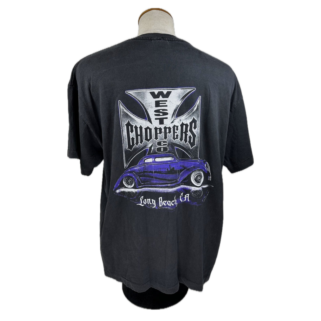 WEST COAST CHOPPERS HOT ROD LONG BEACH XL 背面 ホットロッドプリント
