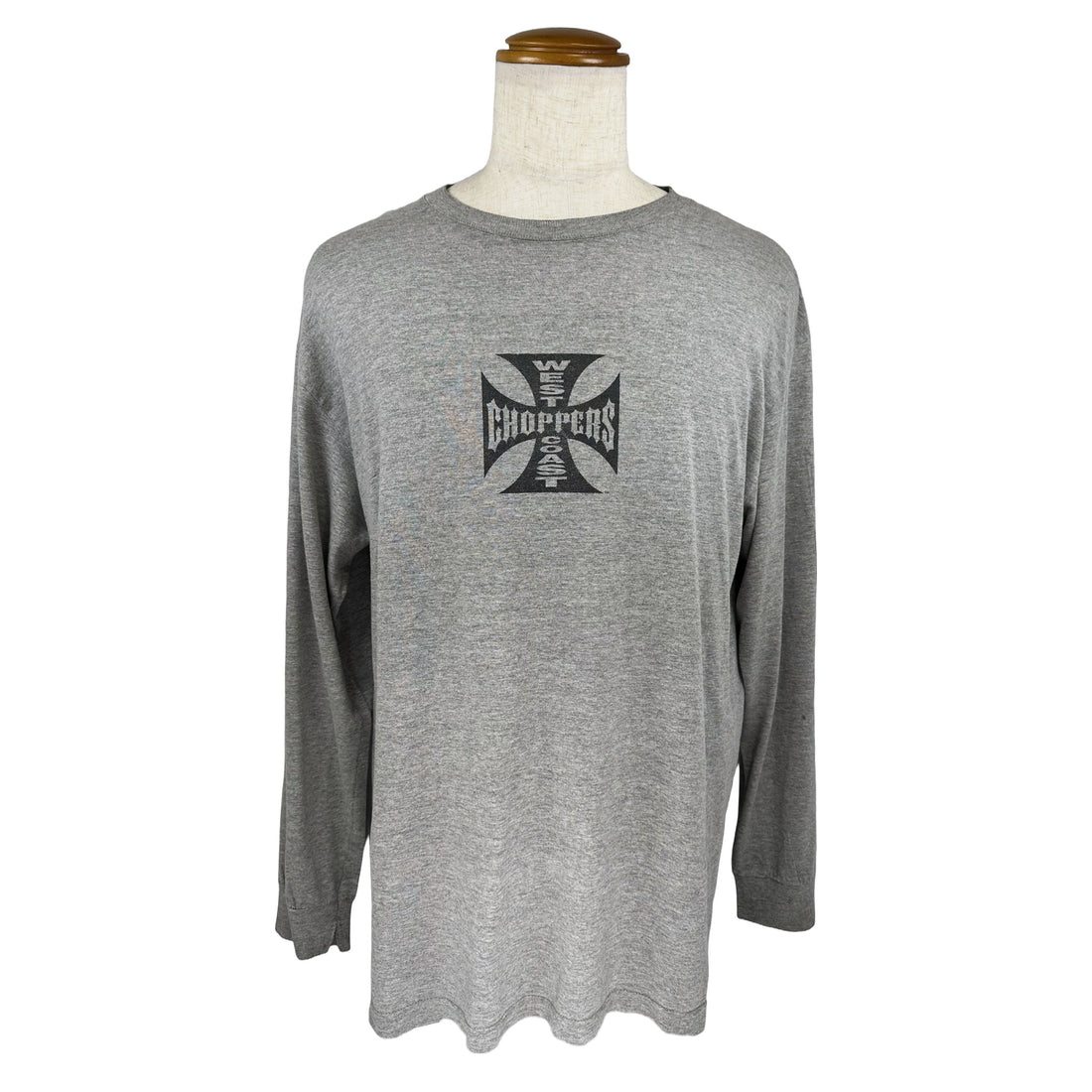 WEST COAST CHOPPERS IRON CROSS LONG BEACH CA LS L 正面 胸のアイアンクロス