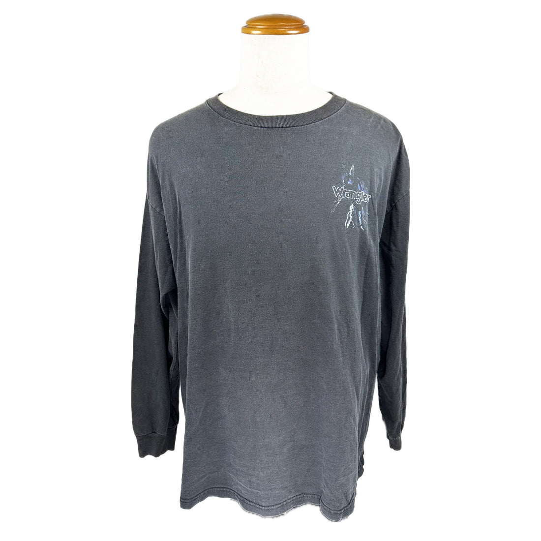 WRANGLER RODEO BRONC RIDER LS XL 正面 Wrangler ロゴ